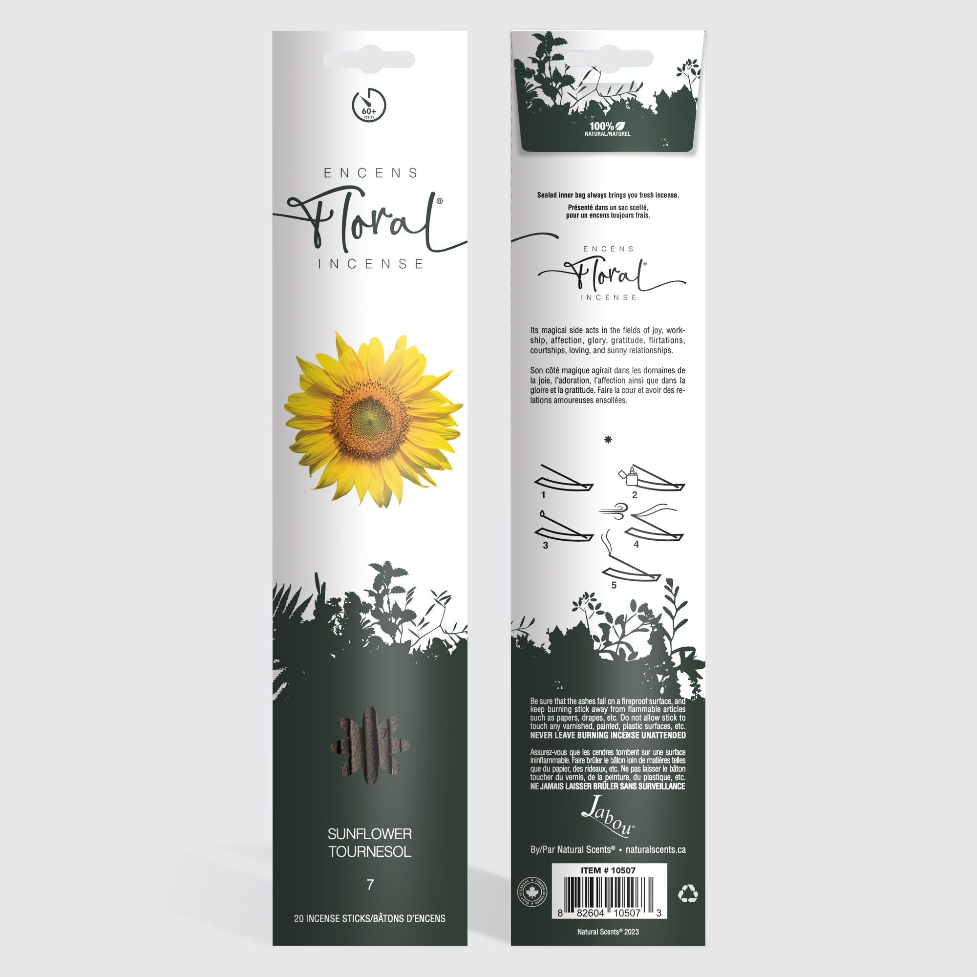 Floral #07 Sunflower Incense Sticks