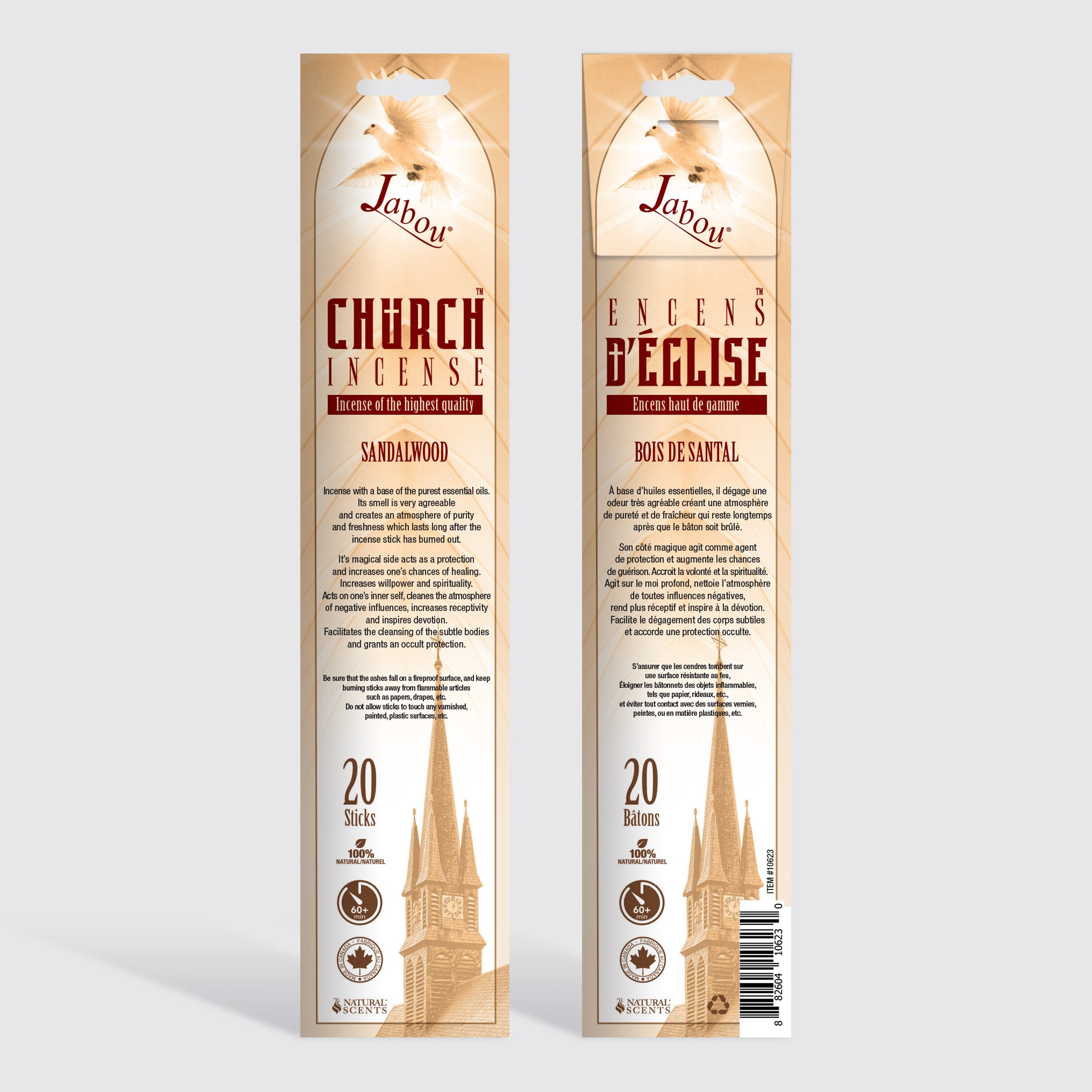 Church #03 Sandalwood Incense Sticks