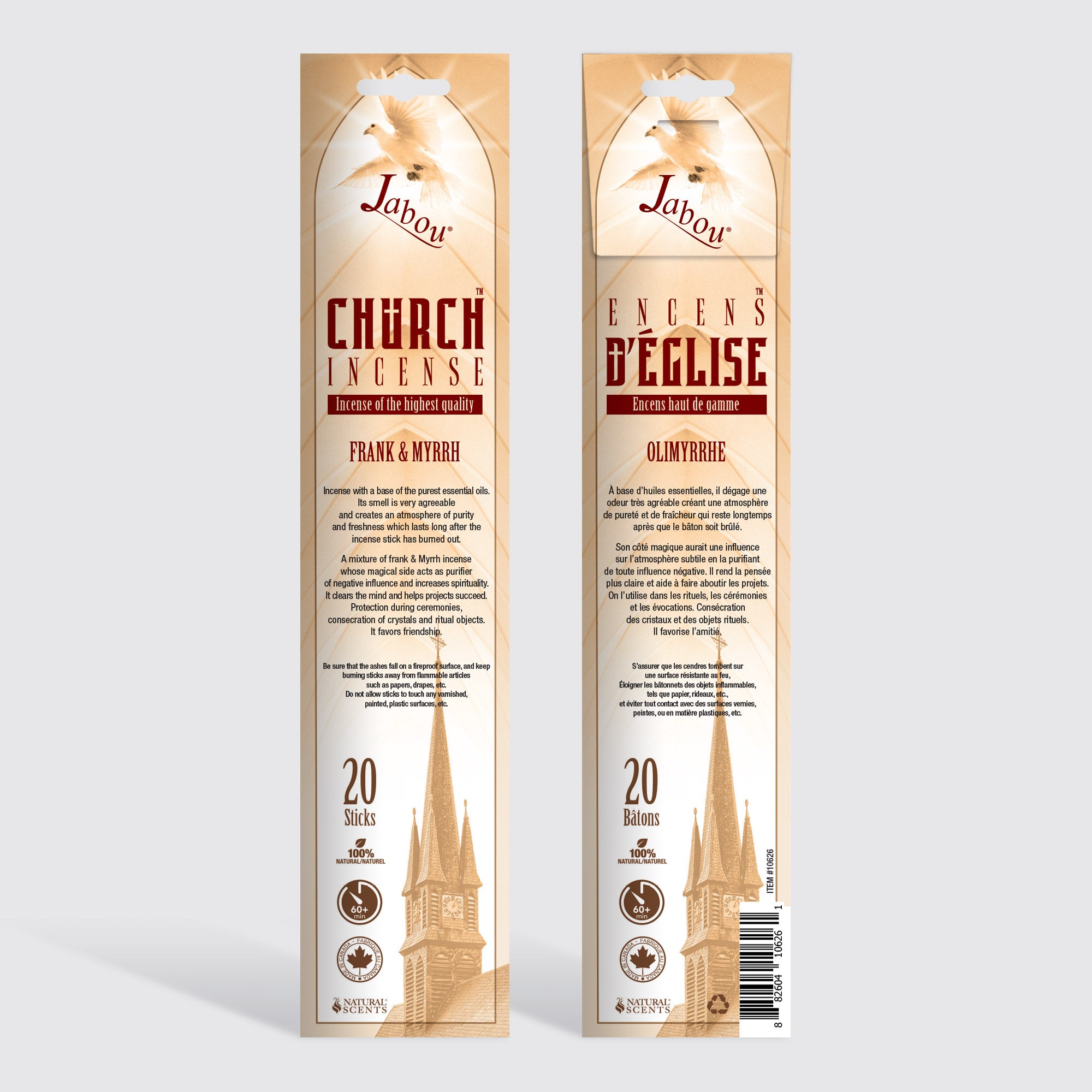 Church #06 Frank & Myrrh Incense Sticks