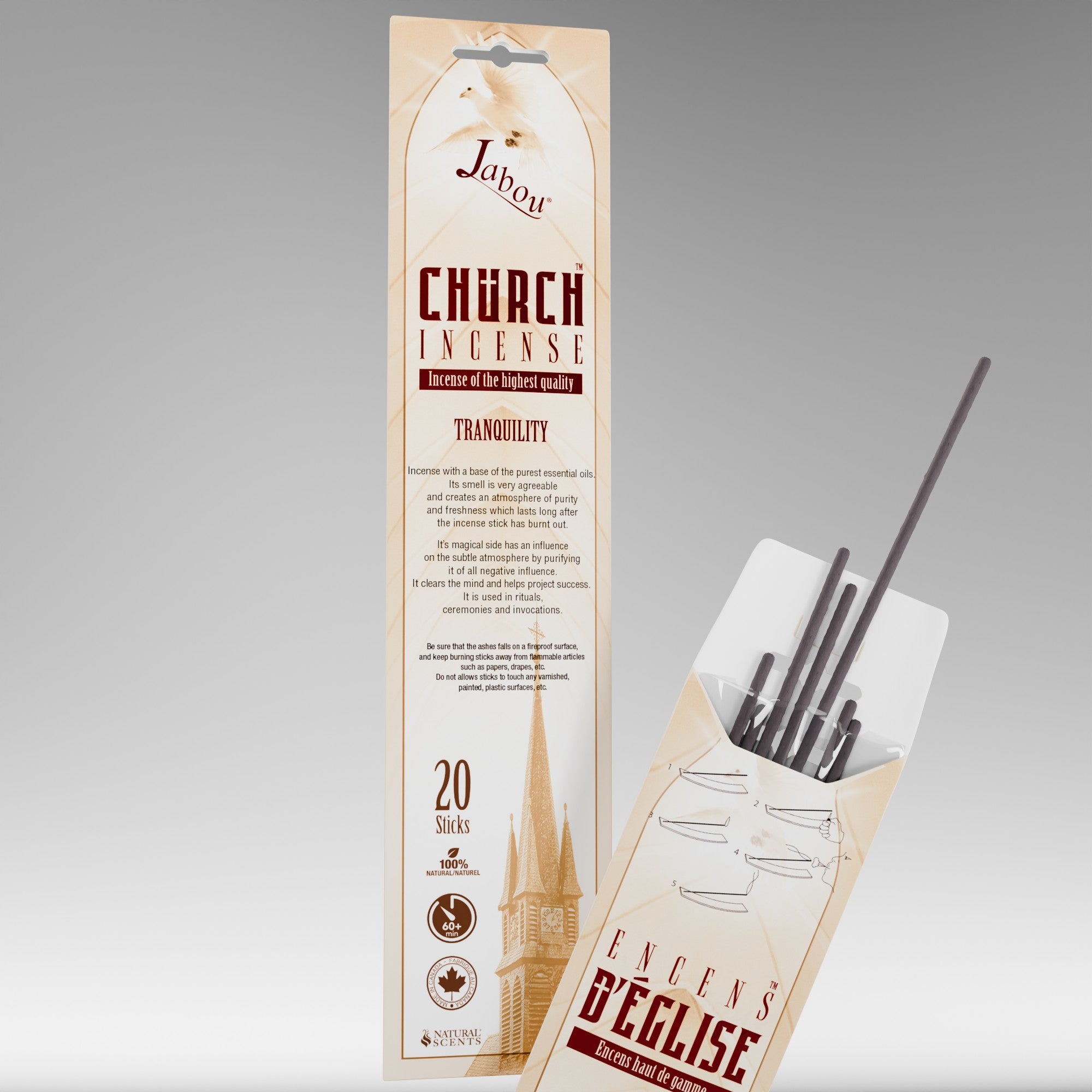 Church #07 Tranquility Incense Sticks