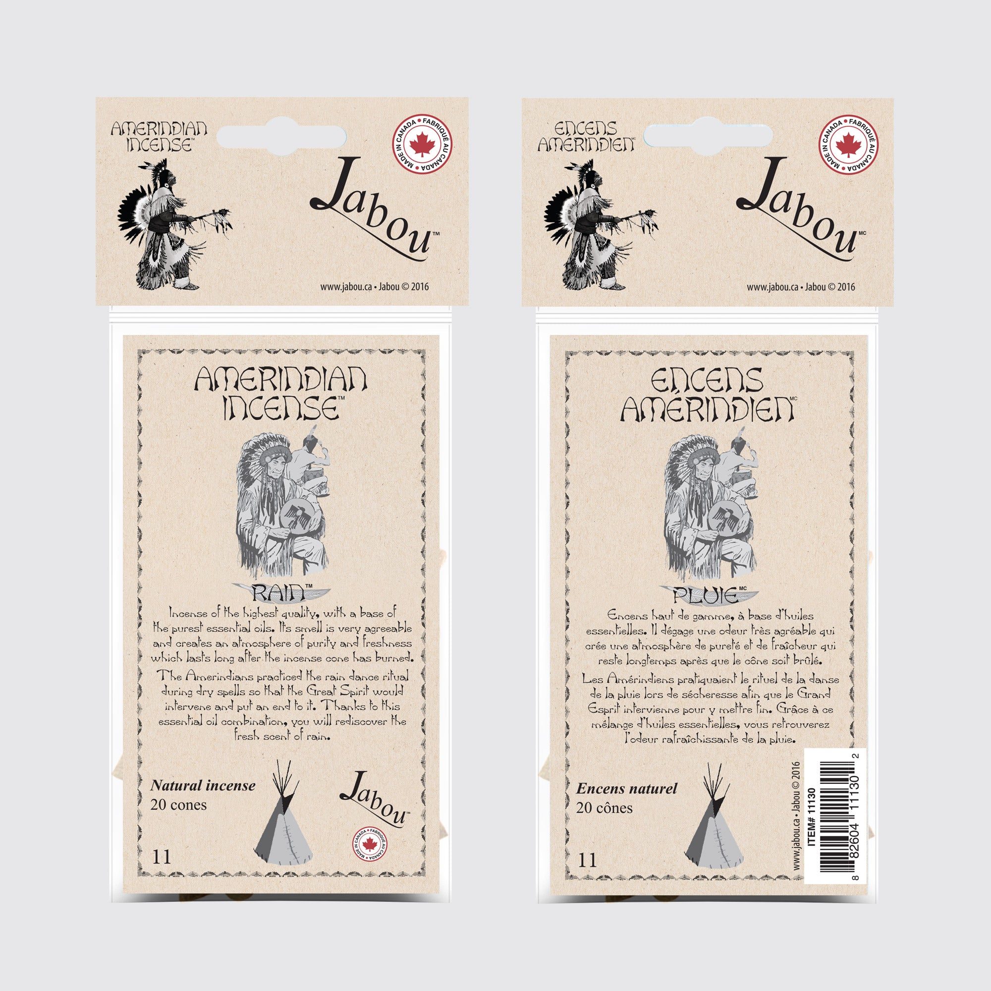 Amerindian #11 Rain Incense Cones