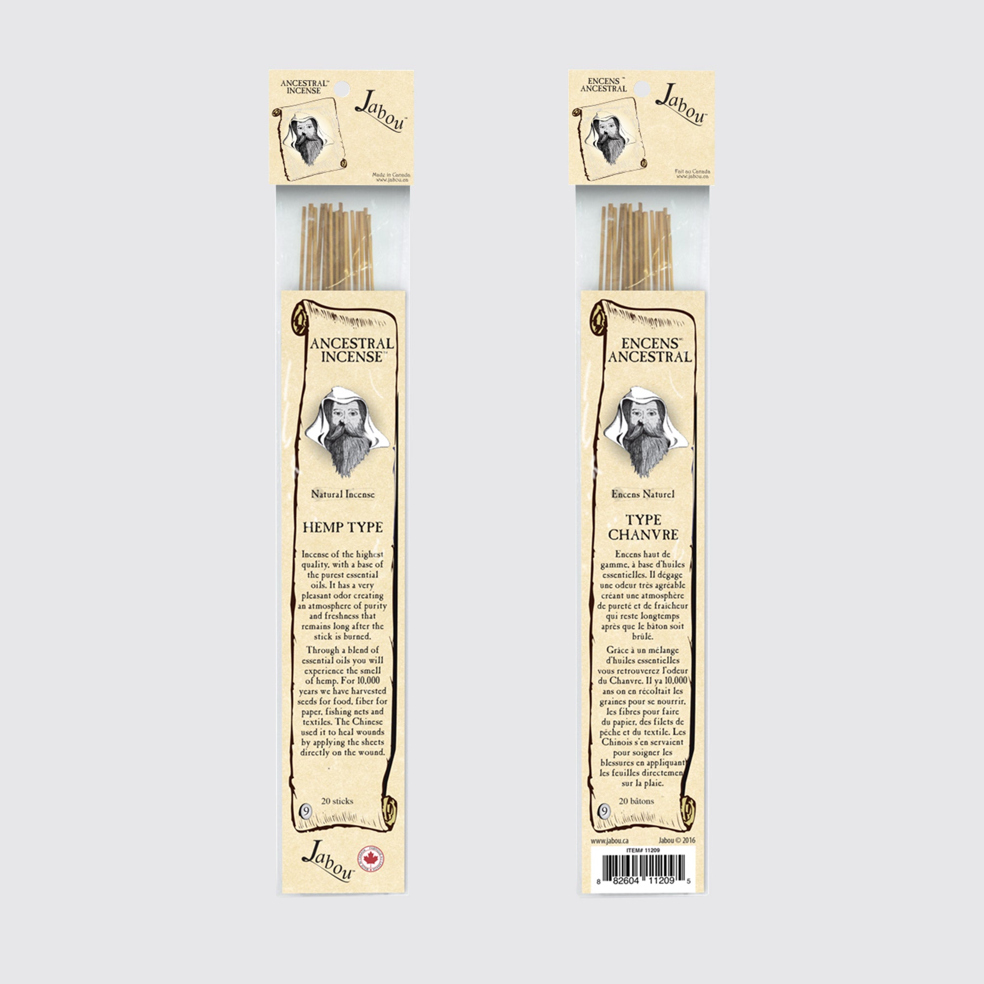 Ancestral #09 Hemp Type Incense Sticks