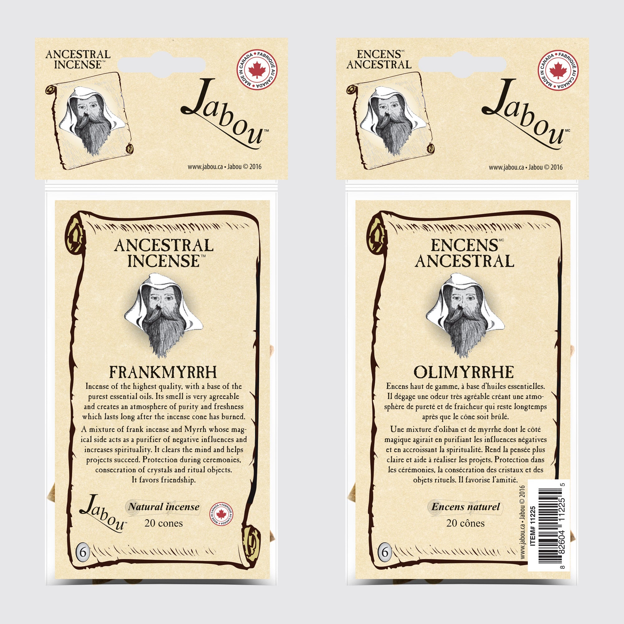 Ancestral #06 Frankincense & Myrrh Incense Cones