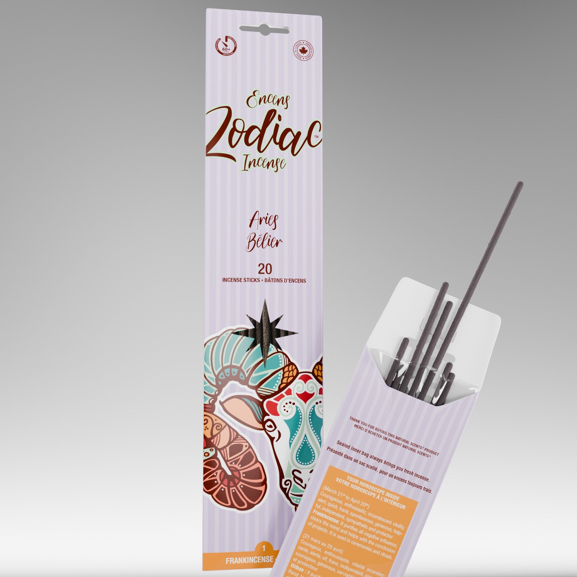 Zodiac #01 Aries Incense Sticks