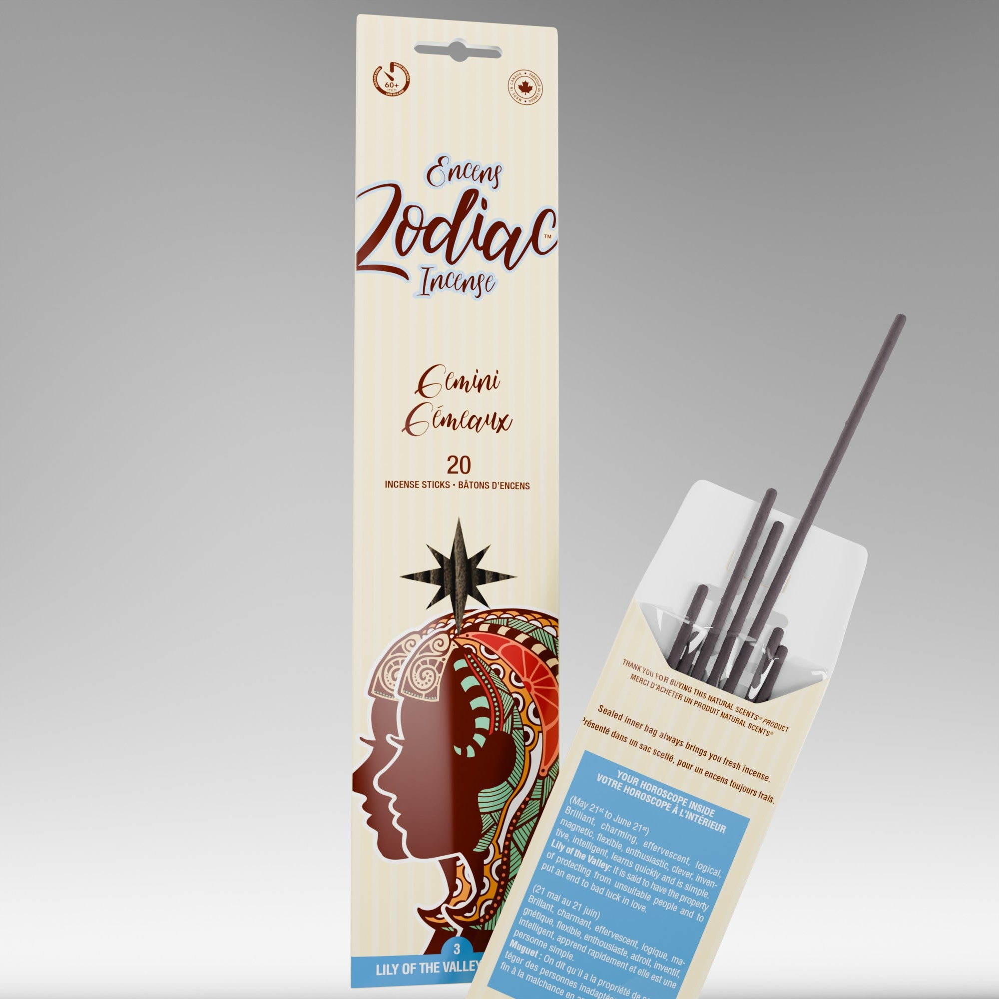 Zodiac #03 Gemini Incense Sticks