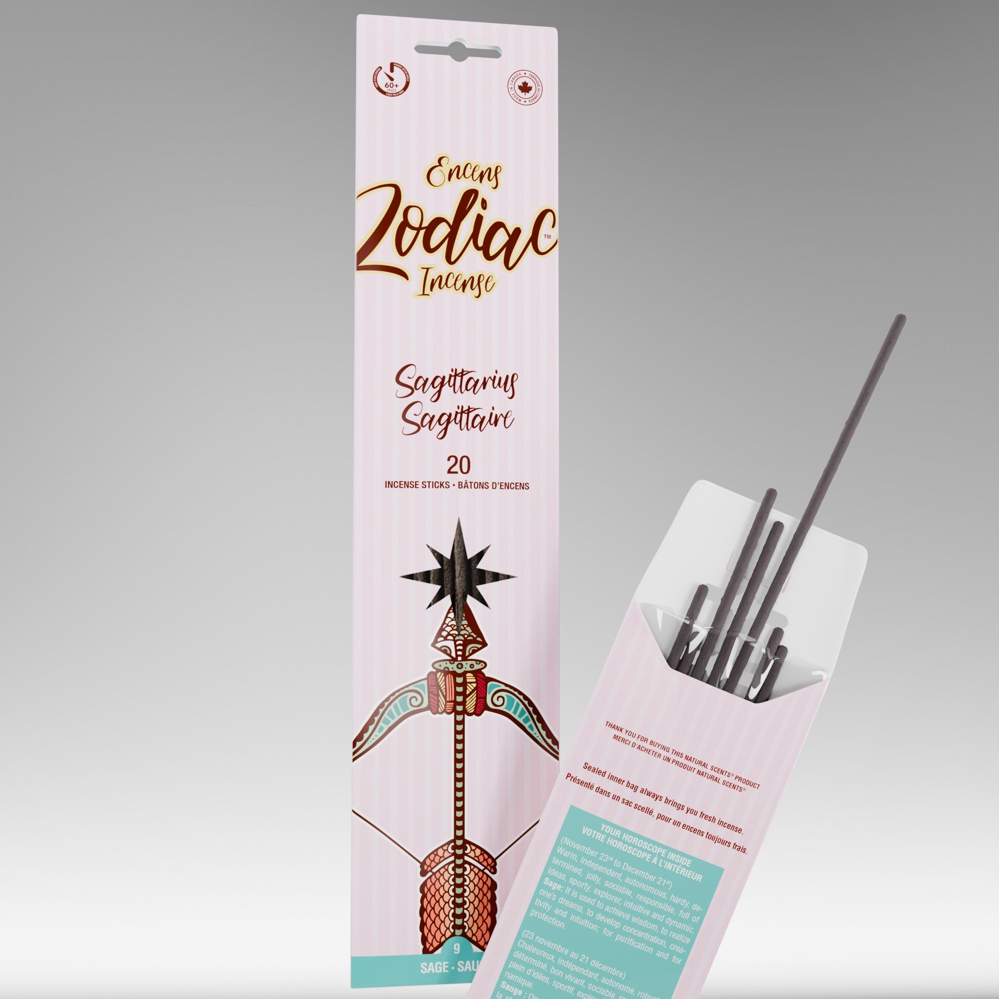 Zodiac #09 Sagittarius Incense Sticks