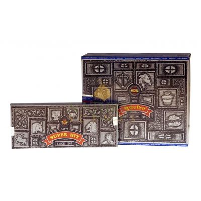 Satya Super Hit Incense Sticks 100g – Sweet Warm Aroma