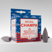 Natural Champa Blue Backflow Incense Cones