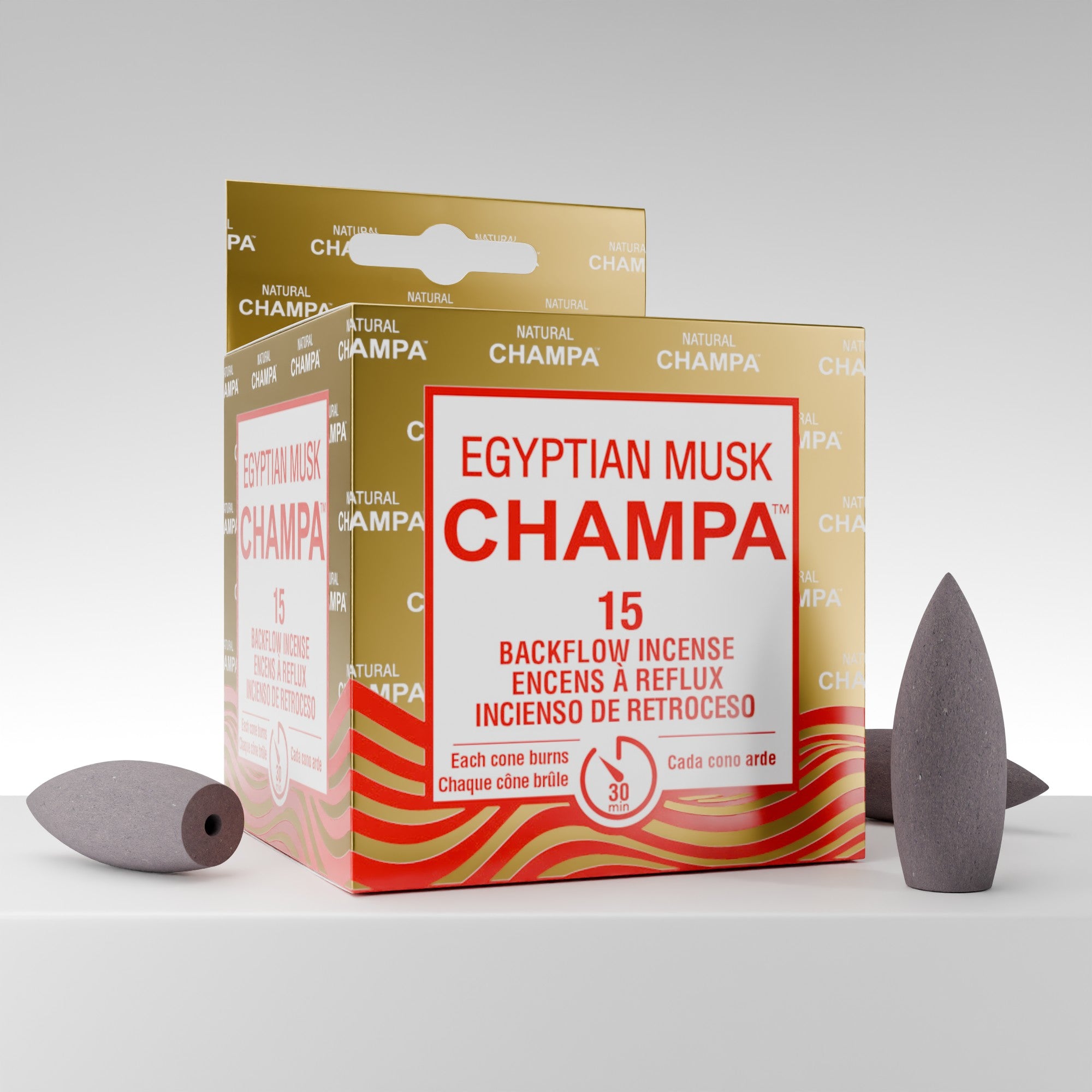 Egyptian Musk Champa Backflow Incense Cones