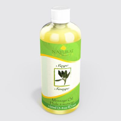 Sage Massage Oil 100ml – Fresh Herbal Body Oil