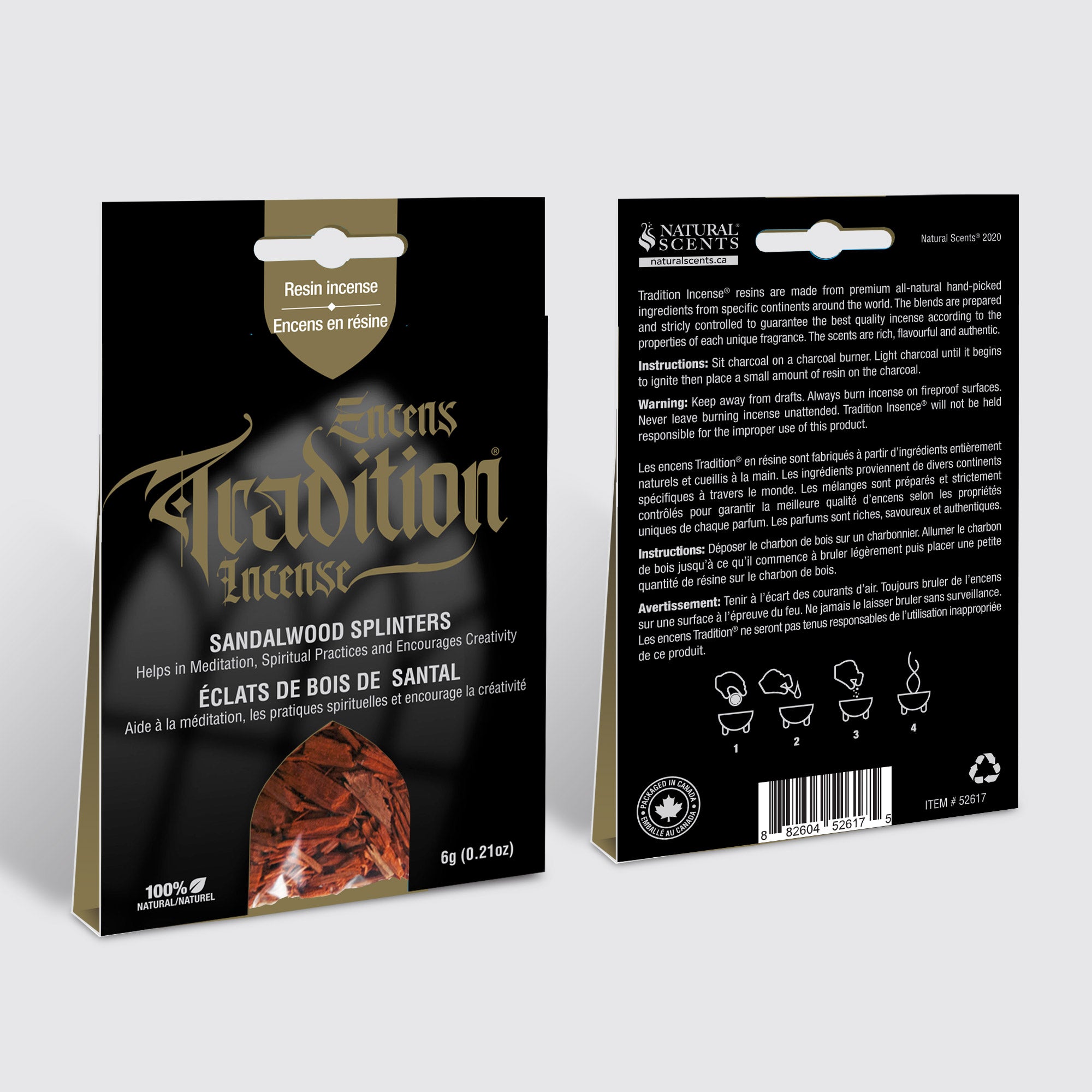 Tradition Incense Sandalwood Splinters