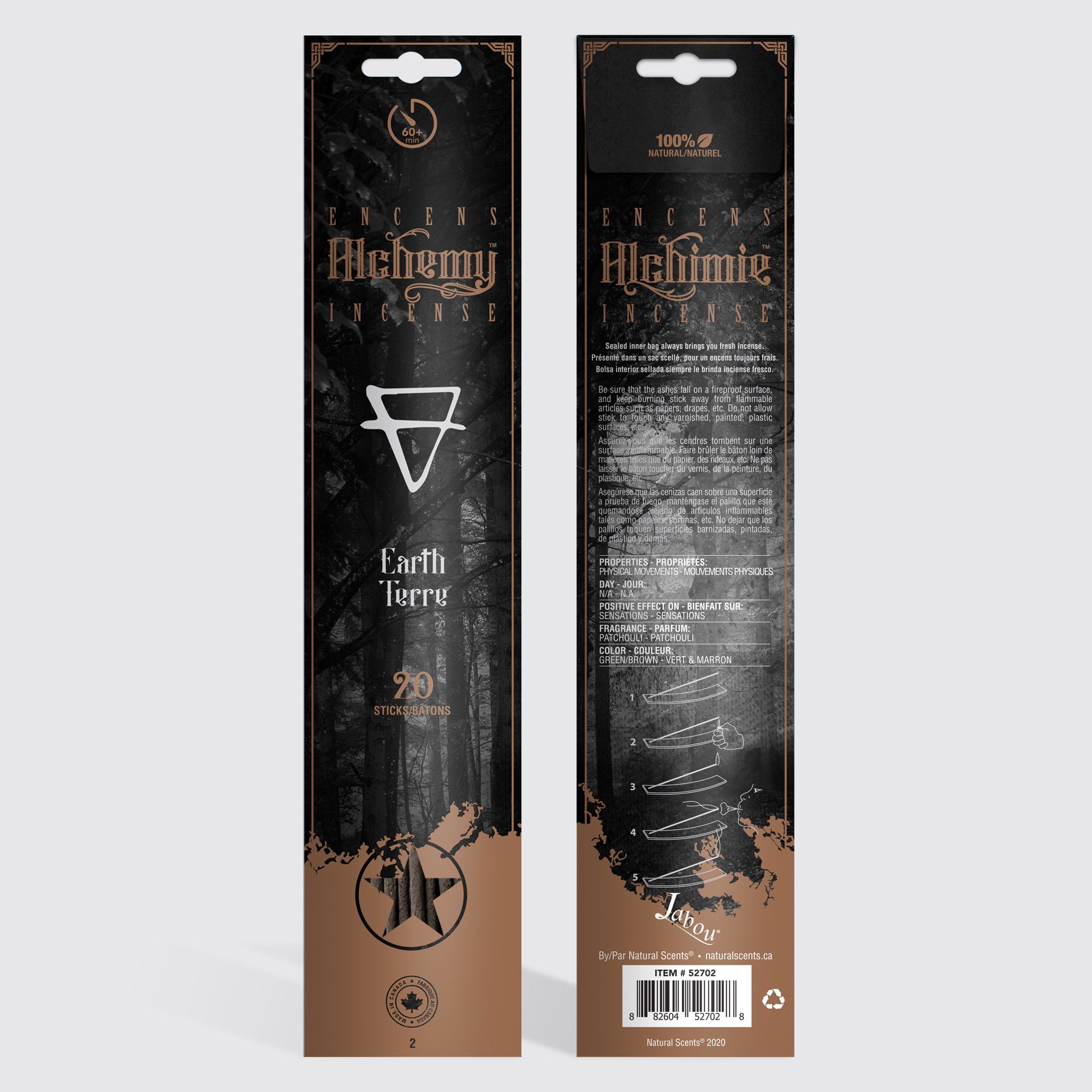 Alchemy Incense® #02 Earth Incense Sticks