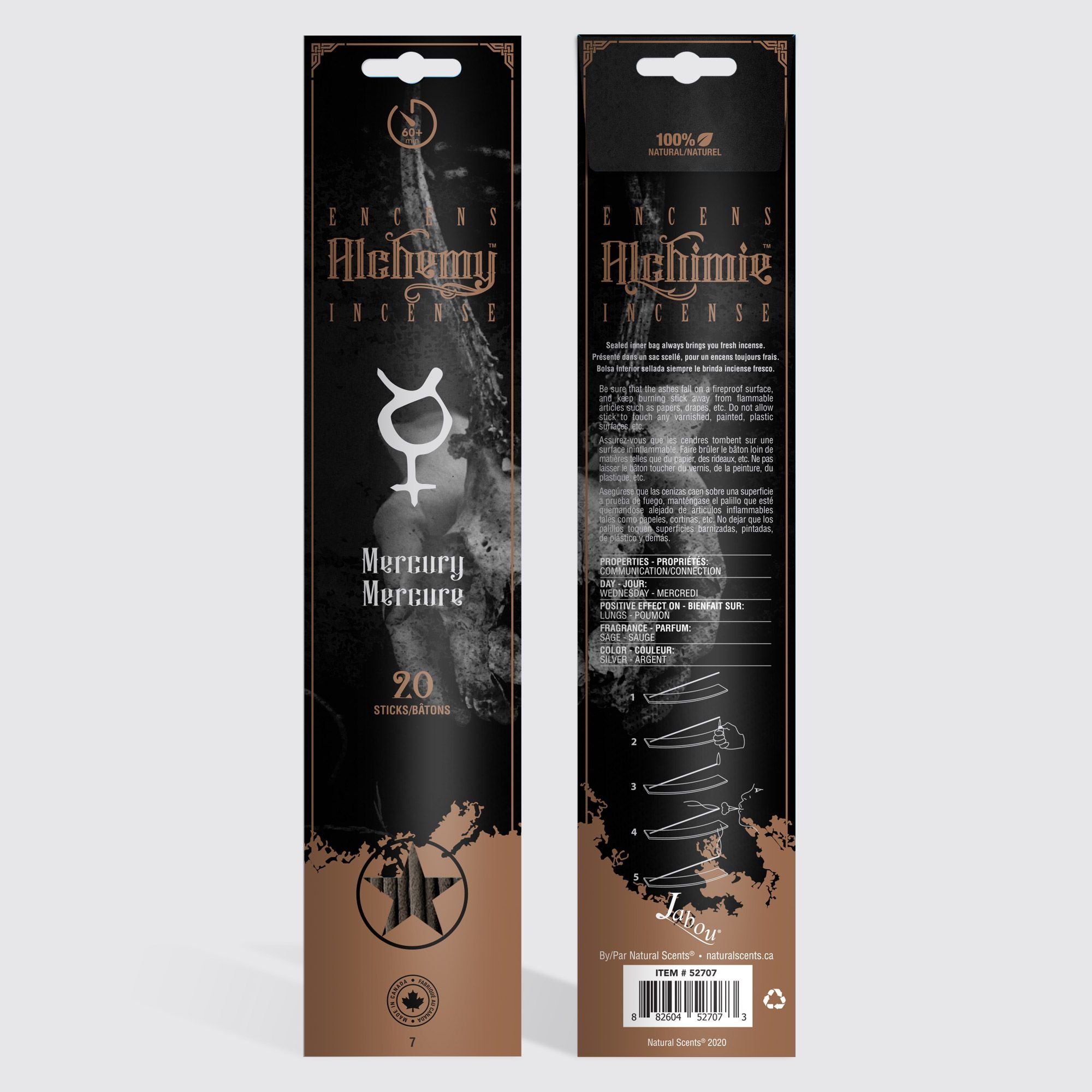 Alchemy Incense® #07 Mercury Incense Sticks