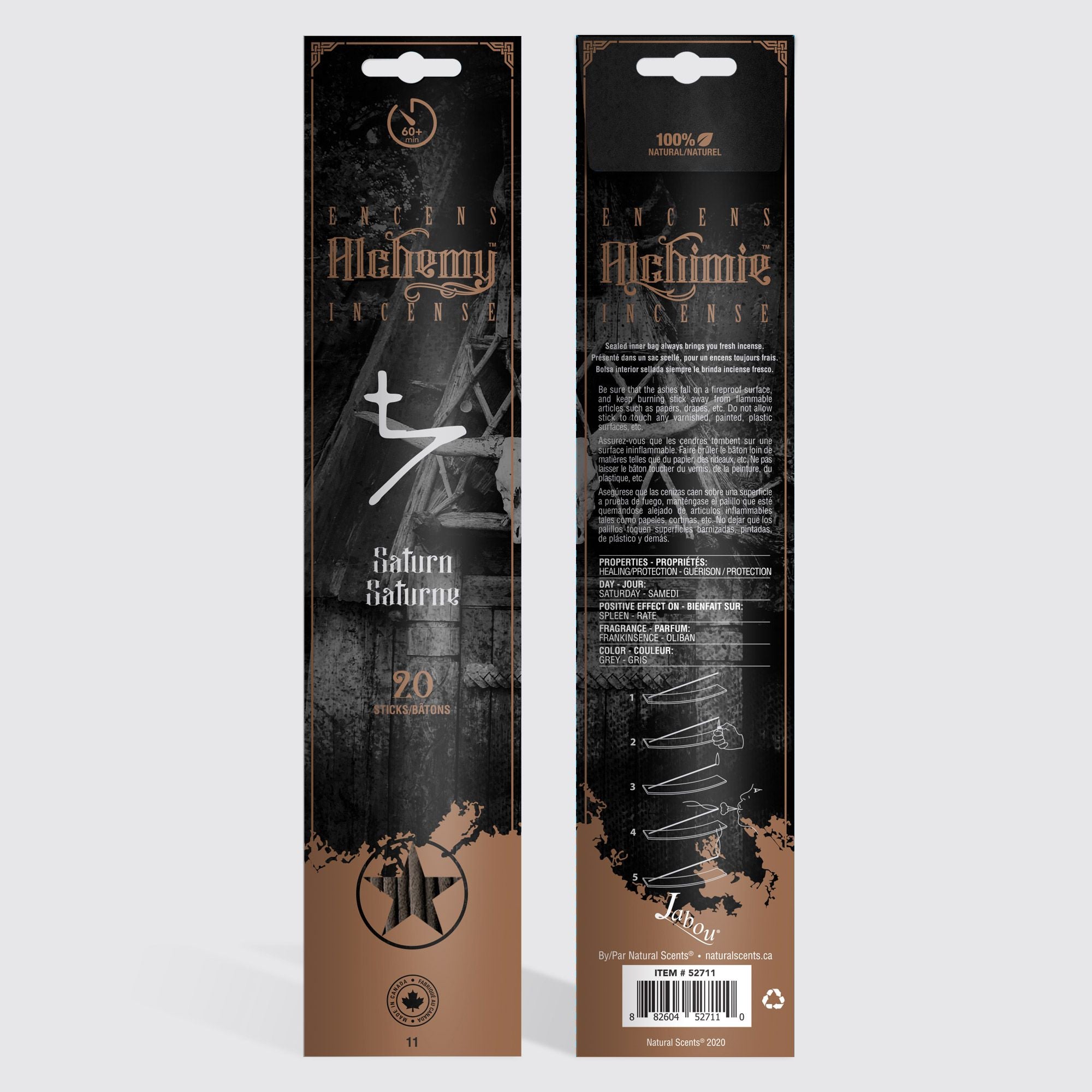 Alchemy Incense® #11 Saturn Incense Sticks