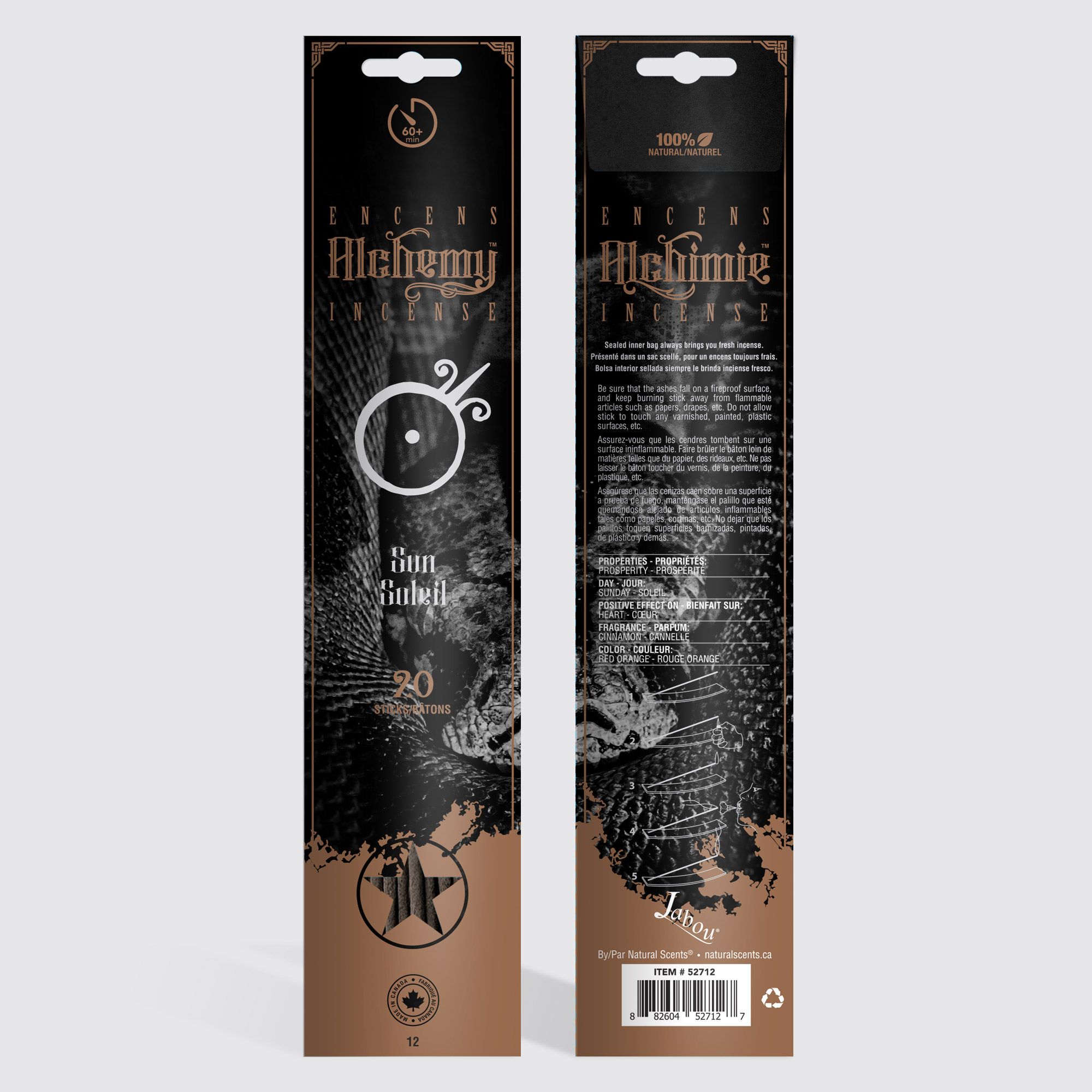Alchemy Incense® #12 Sun Incense Sticks