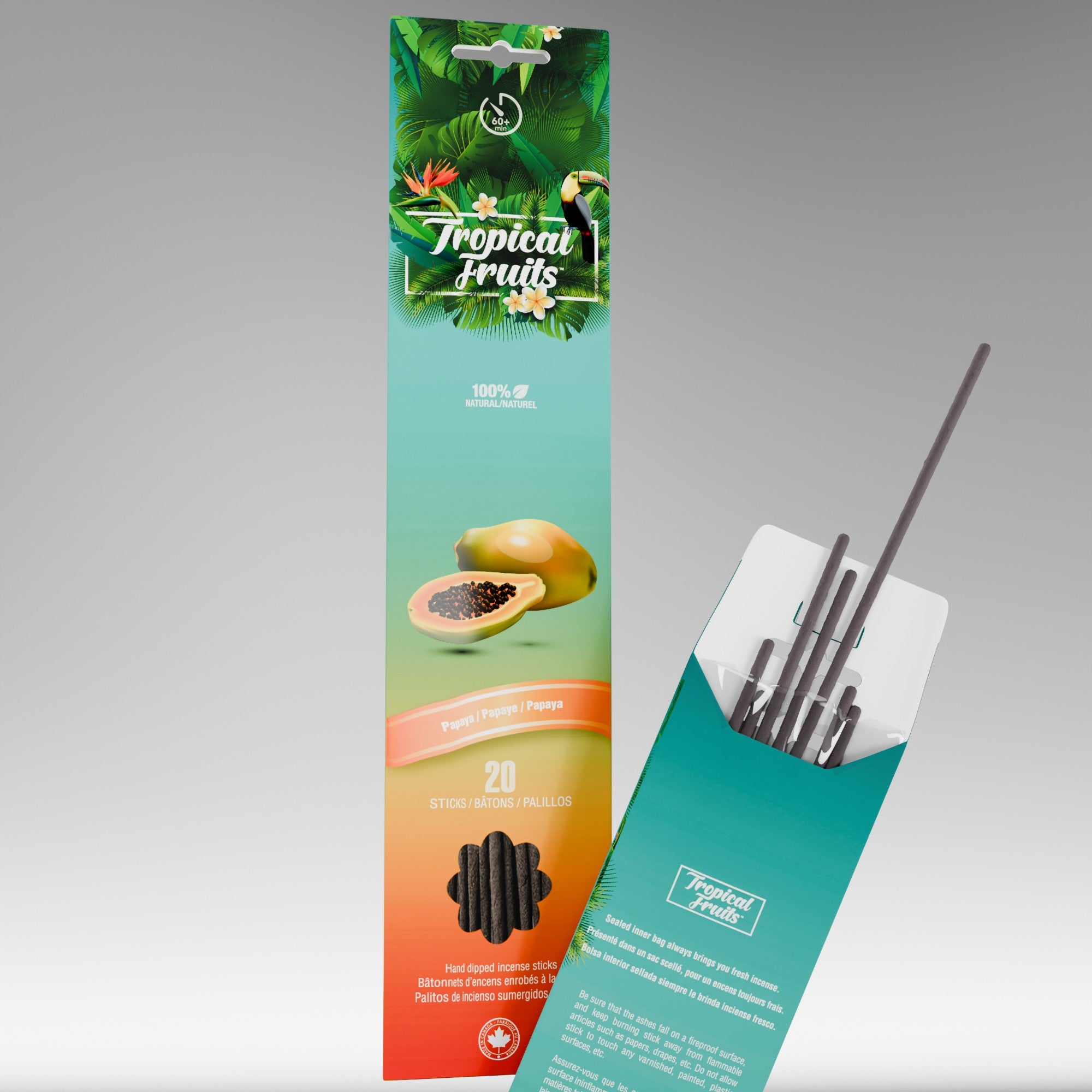 Tropical Fruits #07 Papaya Incense Sticks