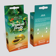 Tropical Fruits #07 Papaya Cones