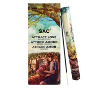 SAC Attract Love Incense Sticks – Romantic Floral Aroma | 6 Packs x 20 Sticks