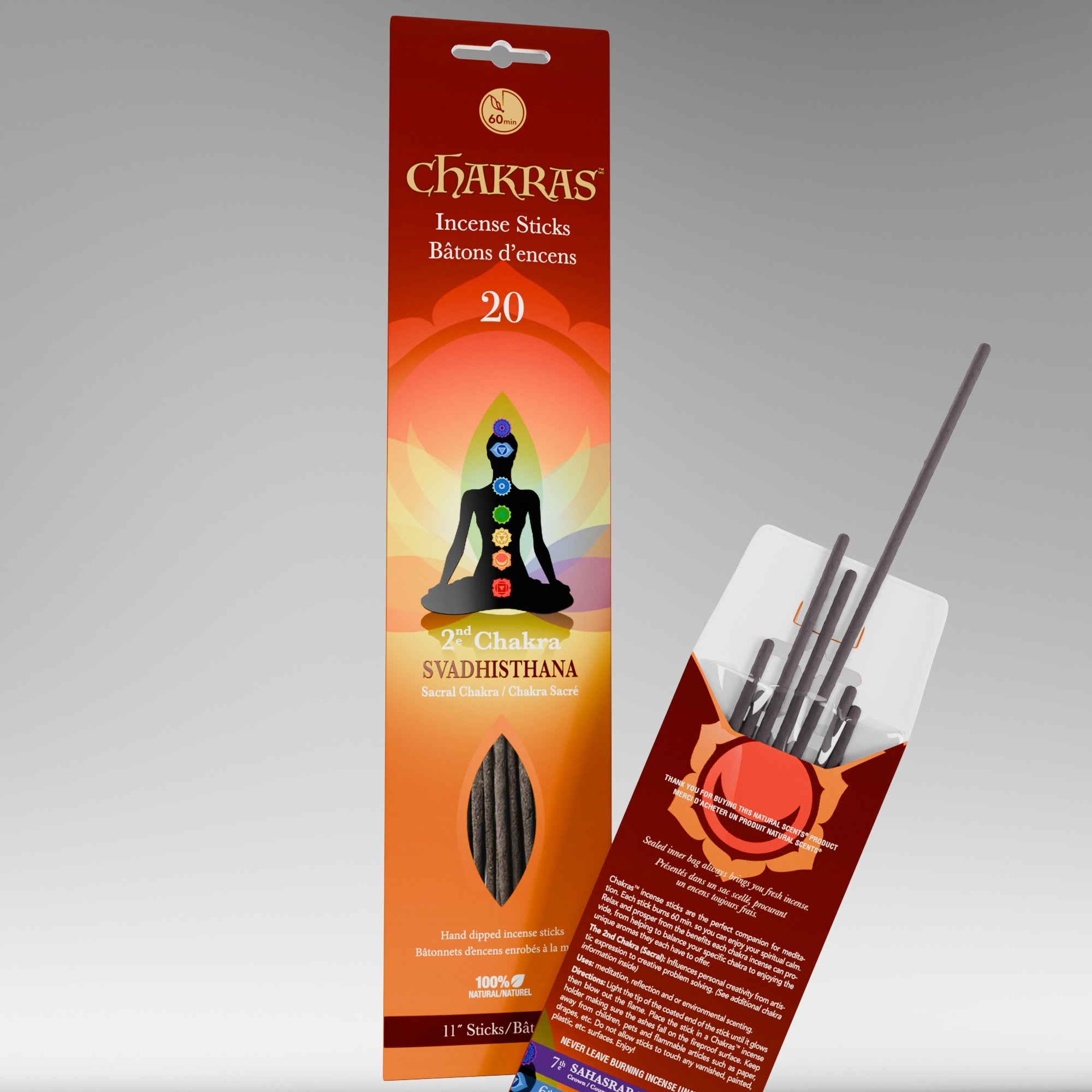 Chakras Incense® #02 Svadhisthana Incense Sticks