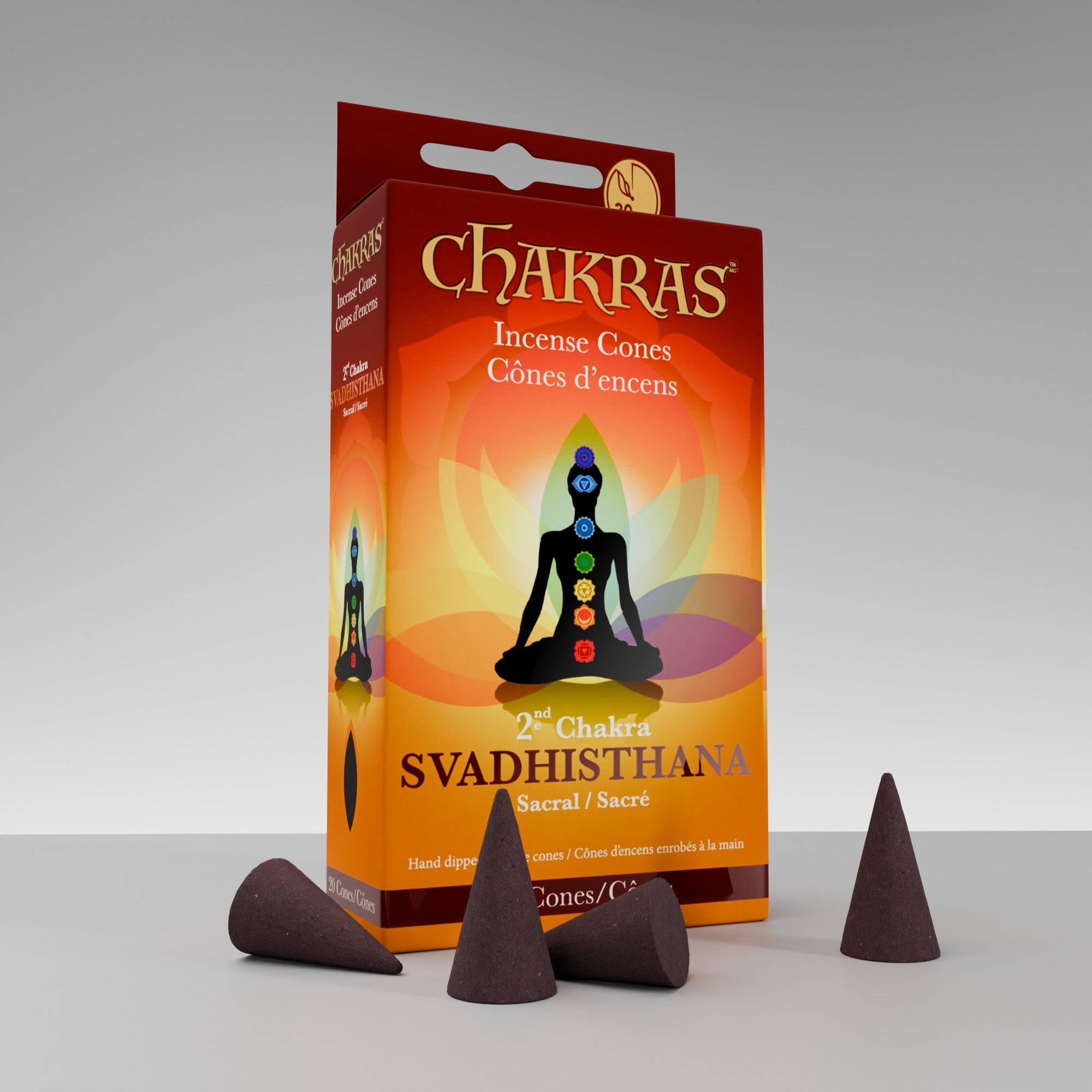 Chakras Incense® #02 Svadhisthana Incense Cones