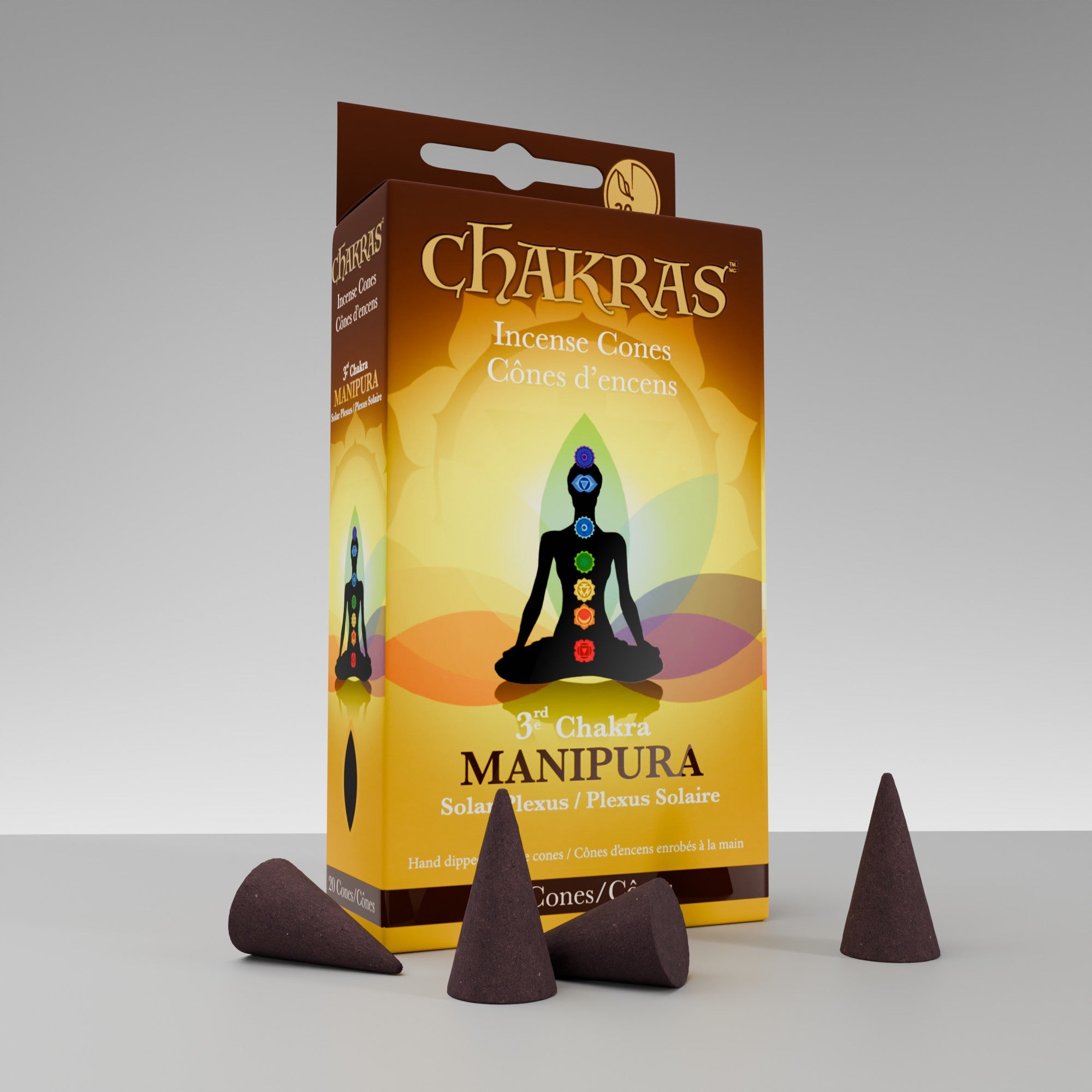 Chakras Incense® #03 Manipura Cones
