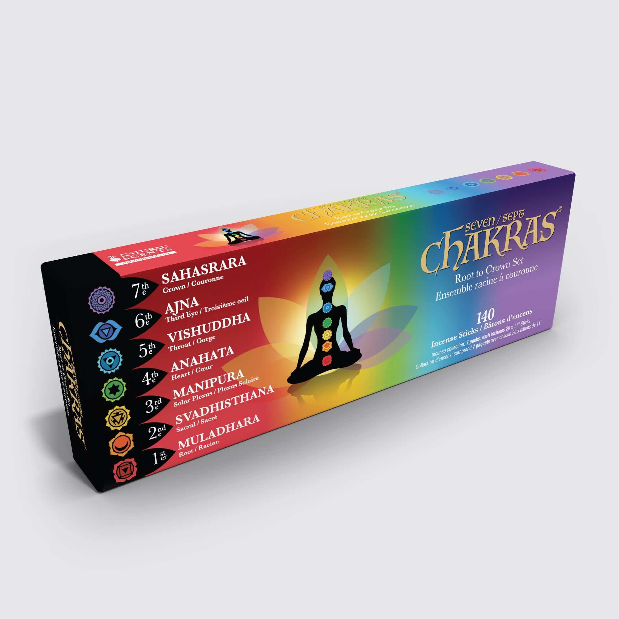 Chakras Incense® Sticks Refill (Ecopack)