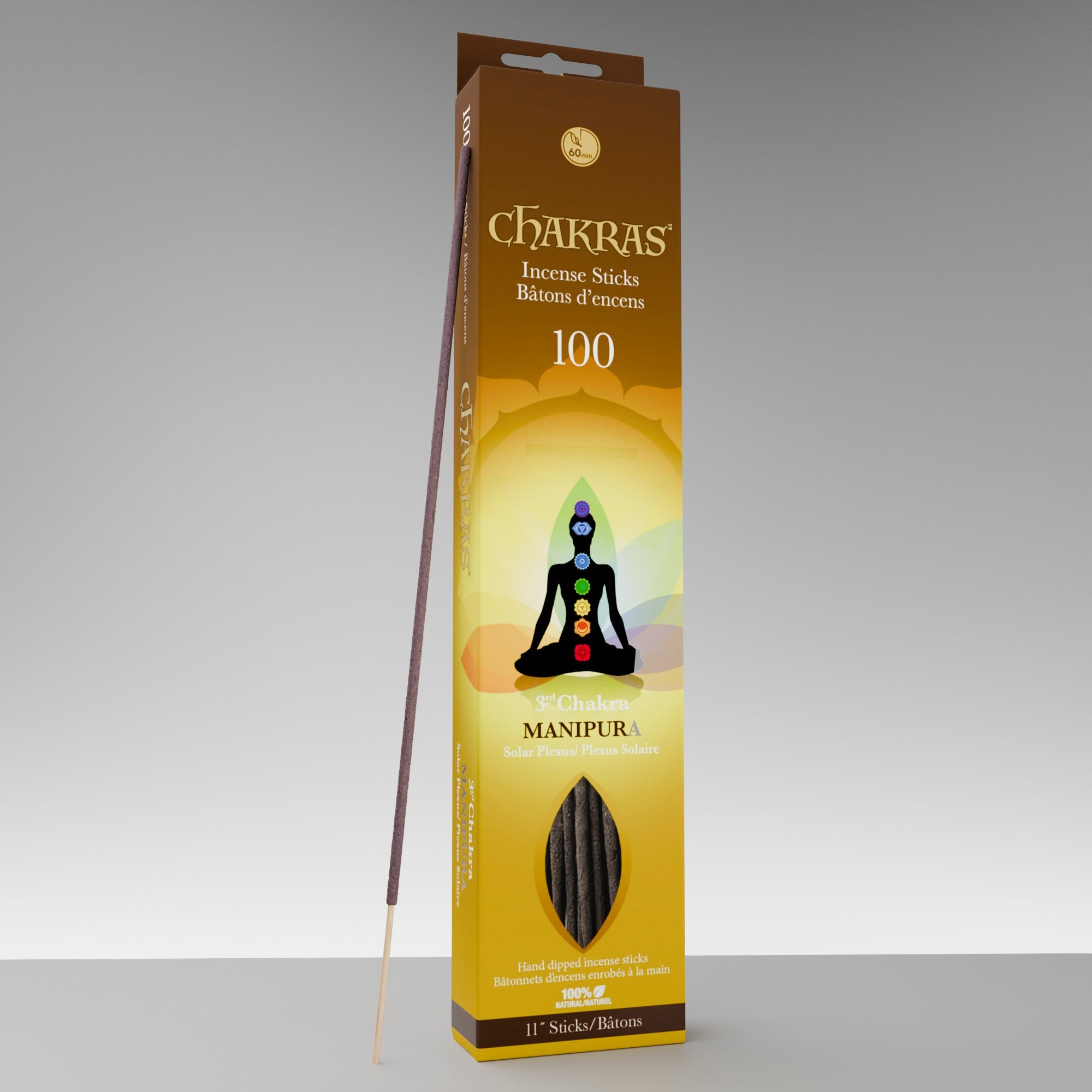 Chakras #03 Manipura Incense Sticks (100 pack)