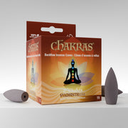 Chakras Incense® #02 Svadhisthana Backflow Incense Cones