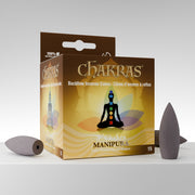 Chakras Incense® #03 Manipura Backflow Cones