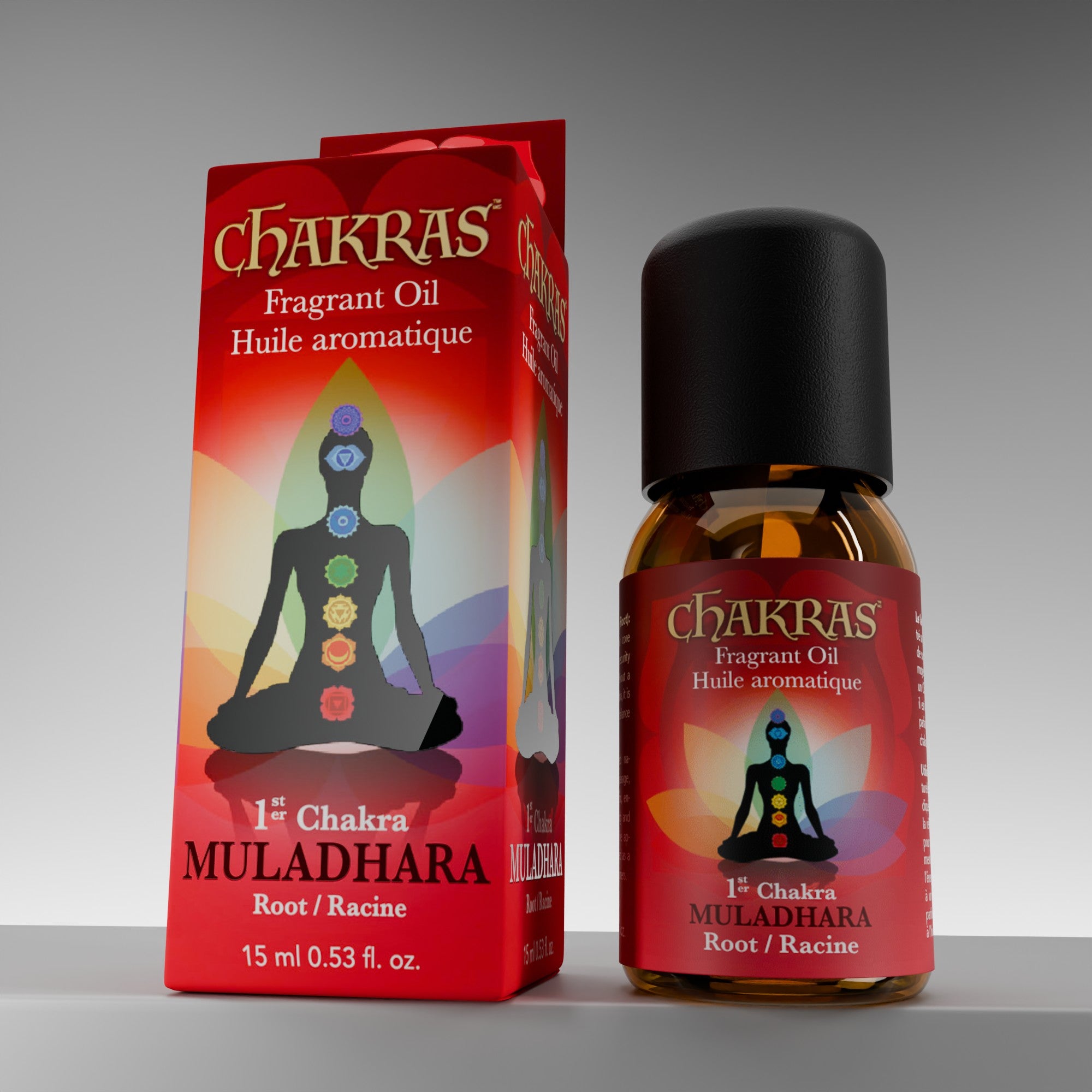 Seven Chakras Fragrant Oils Set – 7 x 15mL Chakra Balance Collection