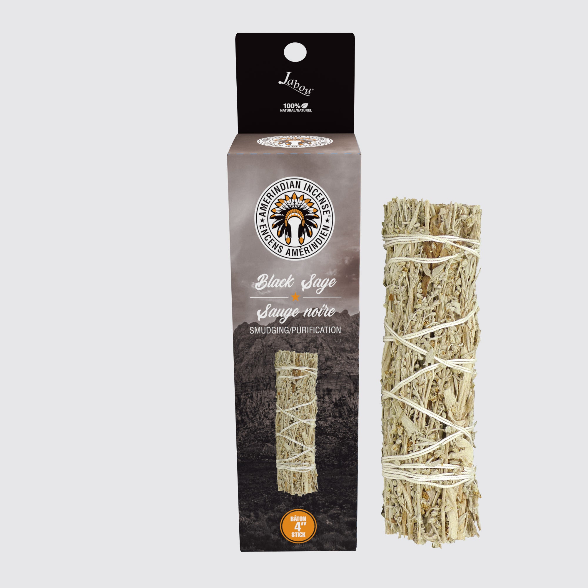 Black Sage Smudge Stick 4"