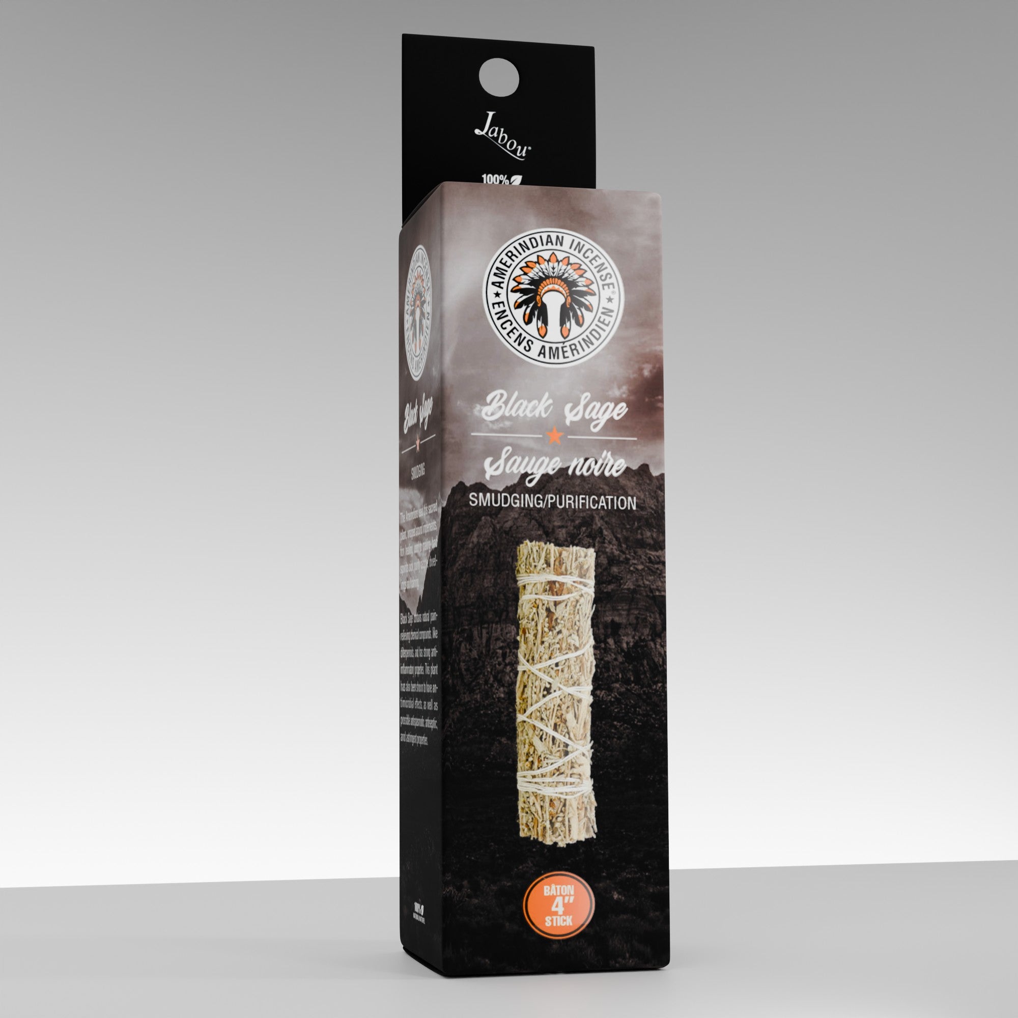 Black Sage Smudge Stick 4"