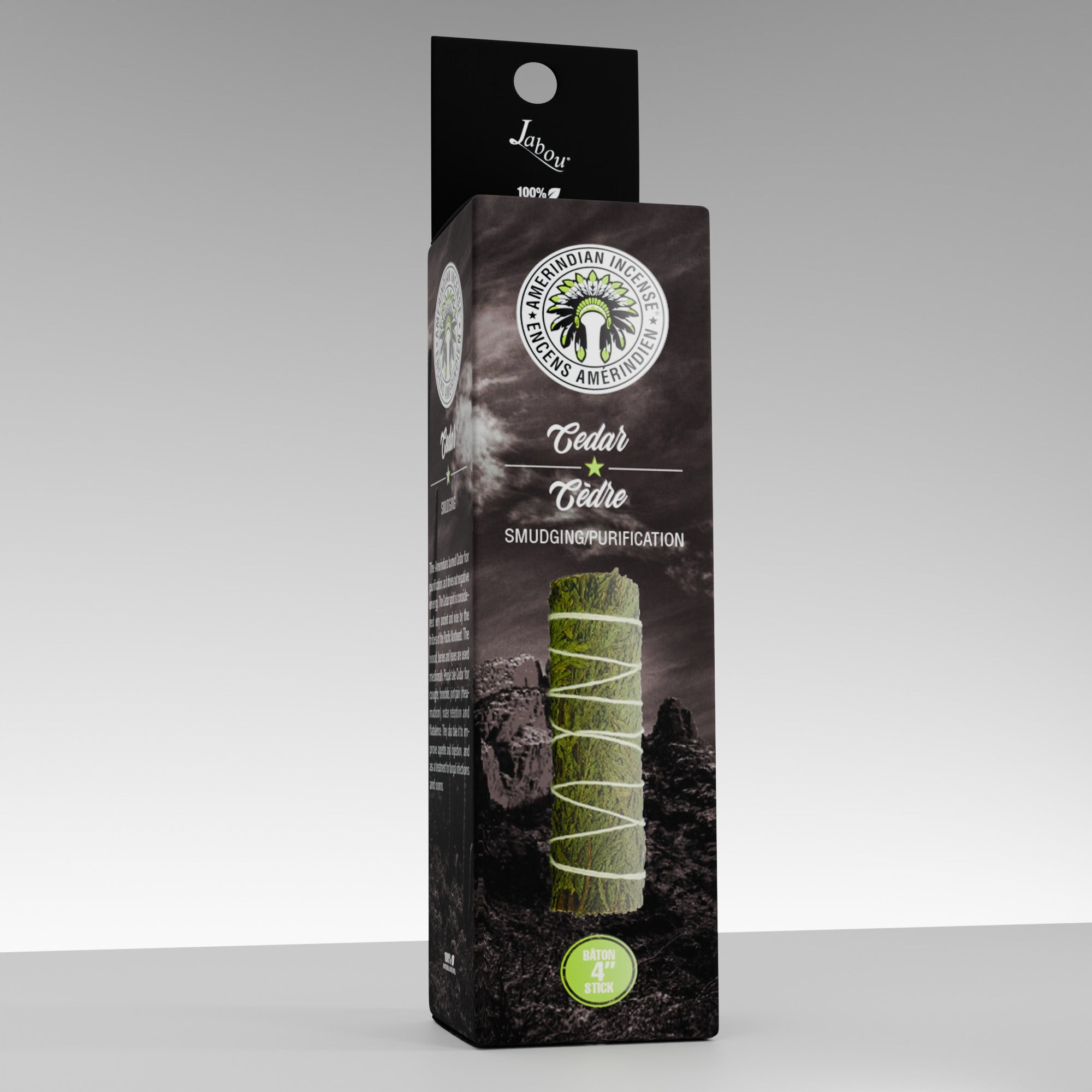 Cedar Smudge Stick 4"