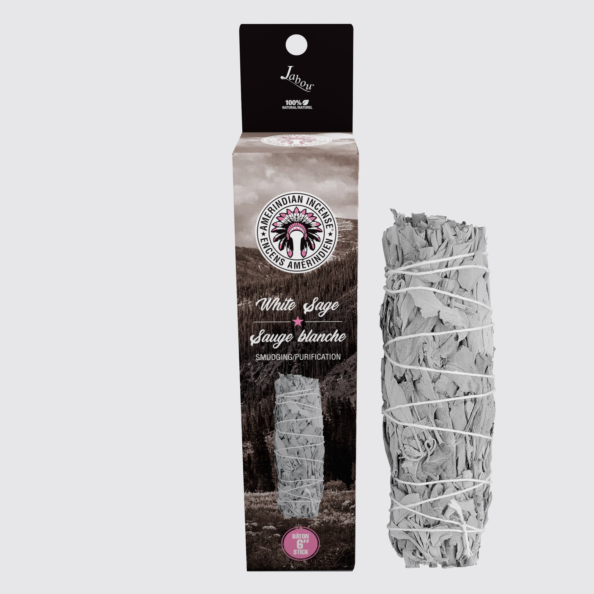 White Sage Smudge Stick 6"