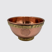 Small Copper Bowl Flower of Life – Resin & Incense Burner