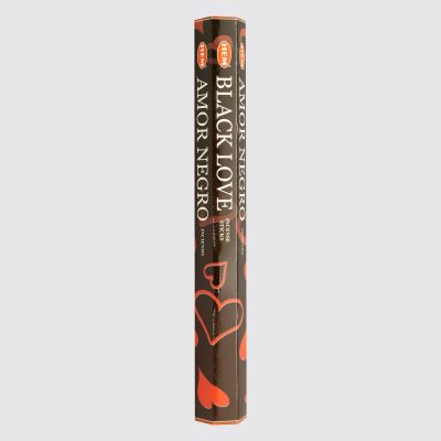 HEM Hexa Black Love Incense Sticks – Deep Sensual Aroma | 20 Sticks