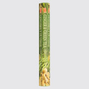HEM Hexa Ginger Green Tea Incense Sticks – Fresh Spiced Aroma | 20 Sticks