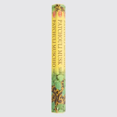 HEM Hexa Patchouli Musk Incense Sticks – Warm Earthy Aroma | 20 Sticks