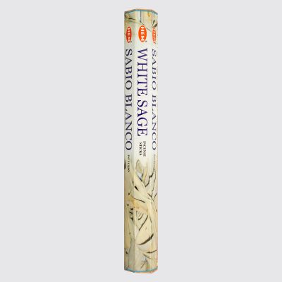 HEM Hexa White Sage Incense Sticks – Fresh Herbal Aroma | 20 Sticks