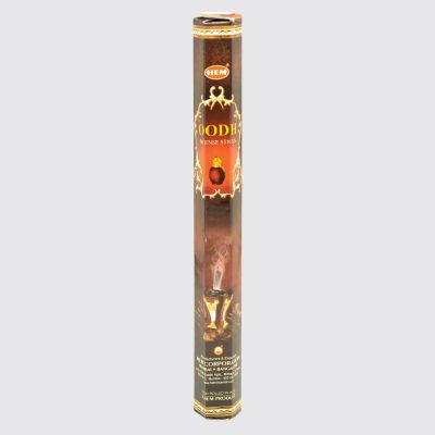 HEM Hexa Oodh Incense Sticks – Deep Woody Resin Aroma | 20 Sticks
