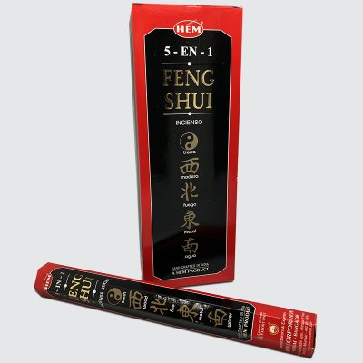 HEM Hexa Feng Shui 5 in 1 Incense Sticks – Balanced Aroma | 20 Sticks