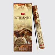 HEM Hexa Butterscotch Incense Sticks – Sweet Creamy Aroma | 20 Sticks