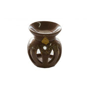Brown Shell Ceramic Oil Burner – Decorative Aromatherapy Essential Oil & Wax Melt Diffuser