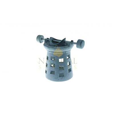 Adjustable Grey Resin Oil Burner – Modern Essential Oil & Wax Melt Aromatherapy Diffuser with Removable Dish