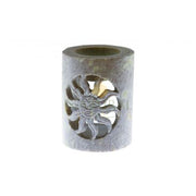 Hand-Carved Sun Face Stone Oil Burner – Decorative Essential Oil & Wax Melt Aromatherapy Diffuser