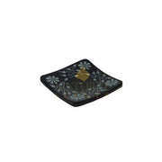 Soapstone Square Flowers Incense Plate