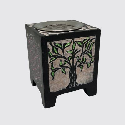 Soapstone Tree of Life Resin Burner – Charcoal Incense
