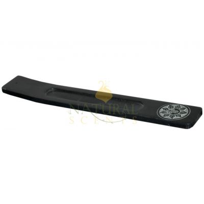 Soapstone Black & White Sun Incense Holder