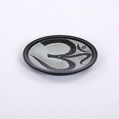 Soapstone Om Incense Plate