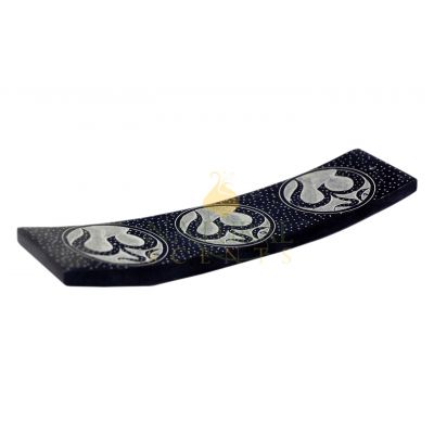 Soapstone Om Incense Holder